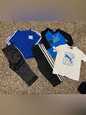 Adidas and Puma Active Pant Sets